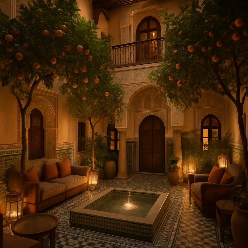Boutique Riad with Orange Trees
